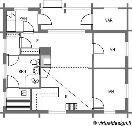 Chalet Lomamoekki Tahkon Kolo *